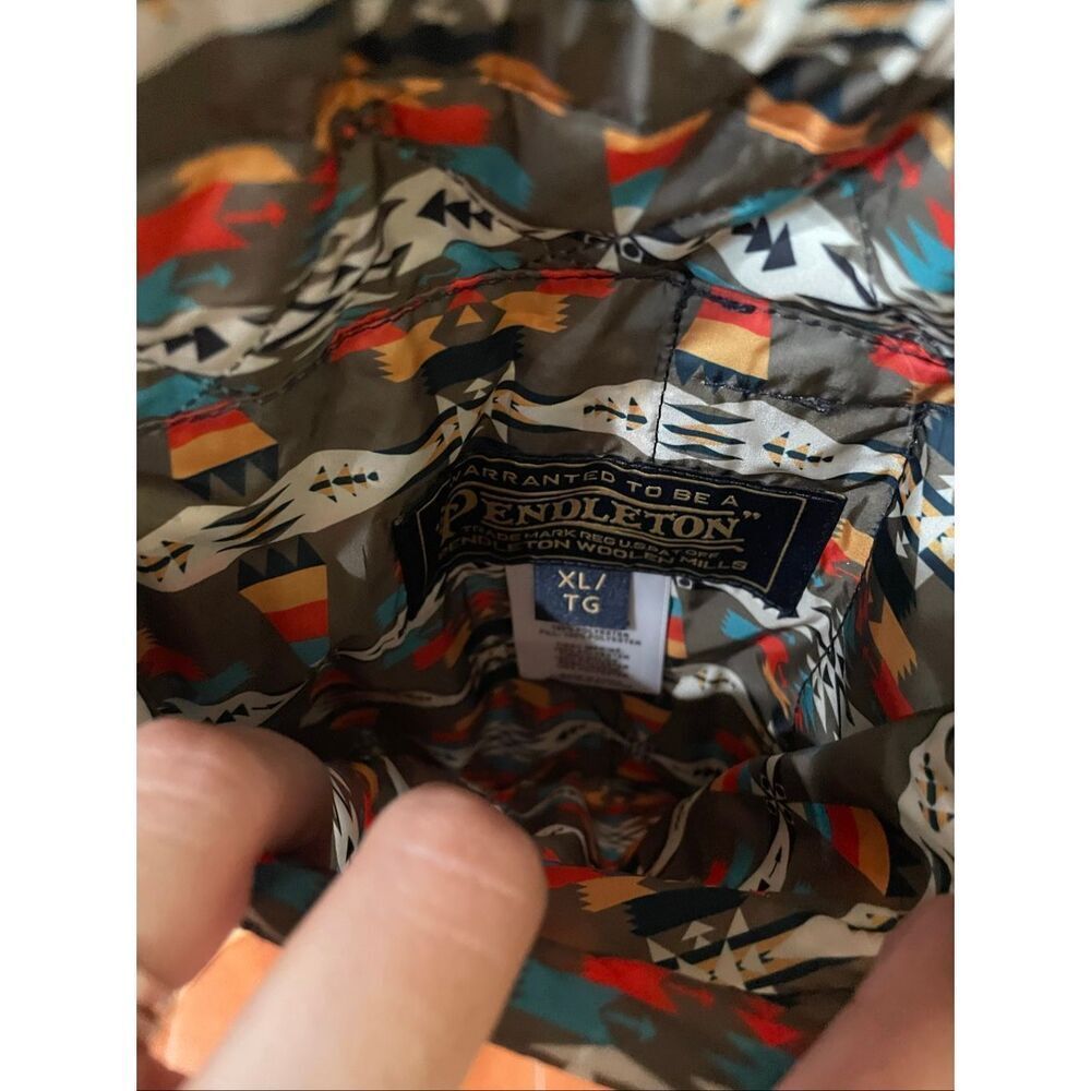Pendleton Women's Southwestern Print Reversible Snap Button Jacket Women's Sz XL - Picture 13 of 13